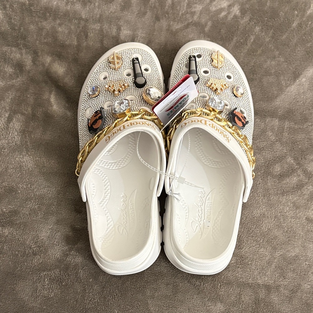Skechers Womens Snoop Dogg: Arch Fit Footsteps - Rolling N Gold - Picture 13 of 13